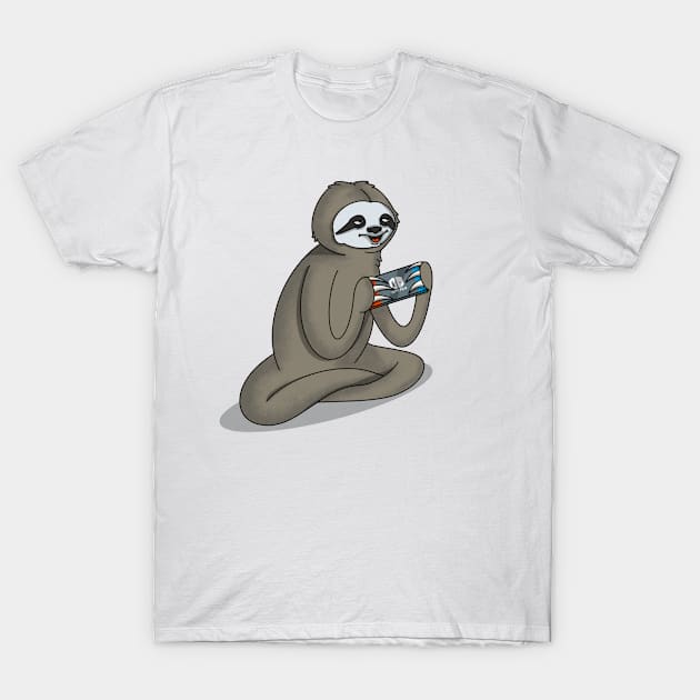 Sloth gamers T-Shirt by keyoveride